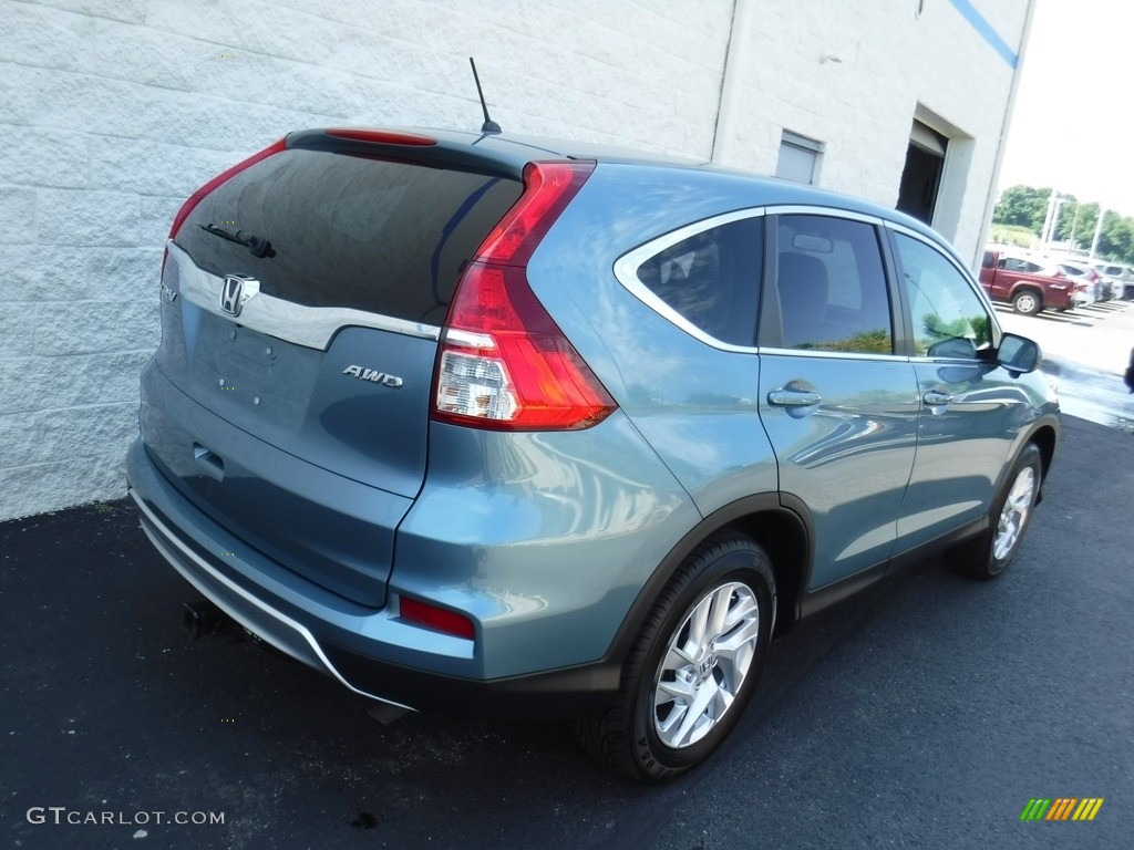 2015 CR-V EX AWD - Mountain Air Metallic / Beige photo #9