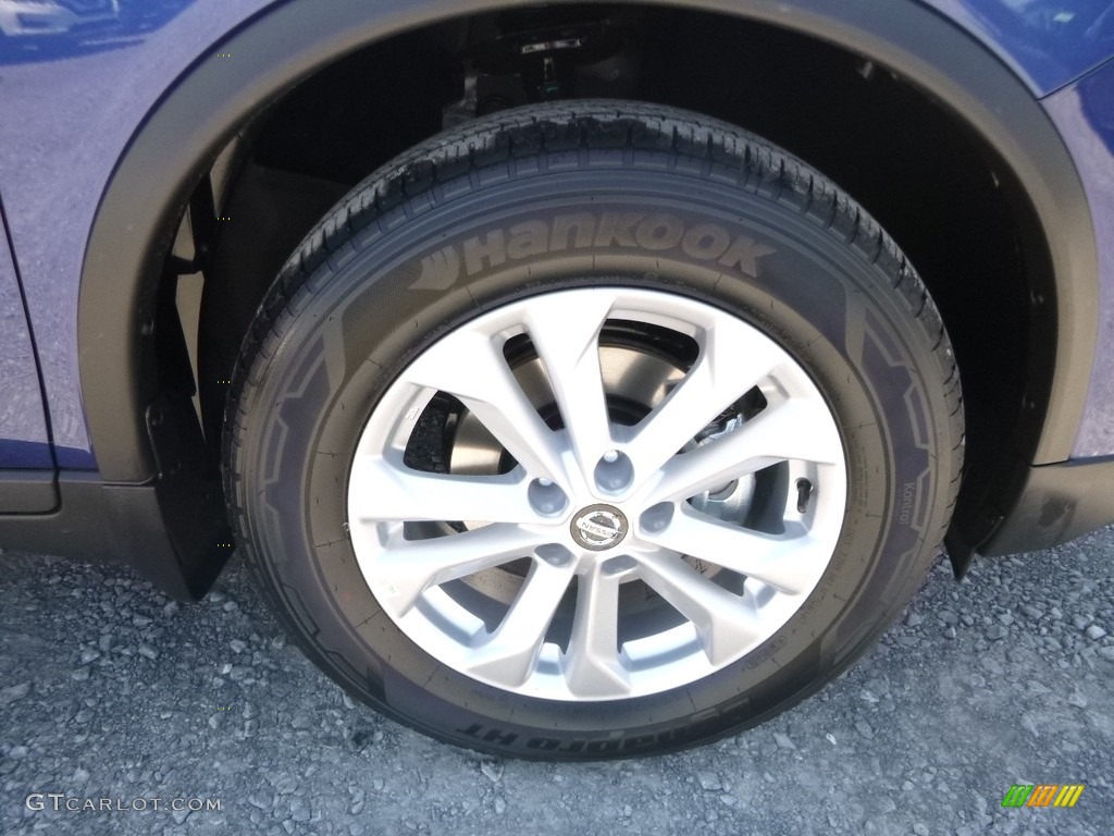 2018 Rogue S AWD - Caspian Blue / Charcoal photo #2