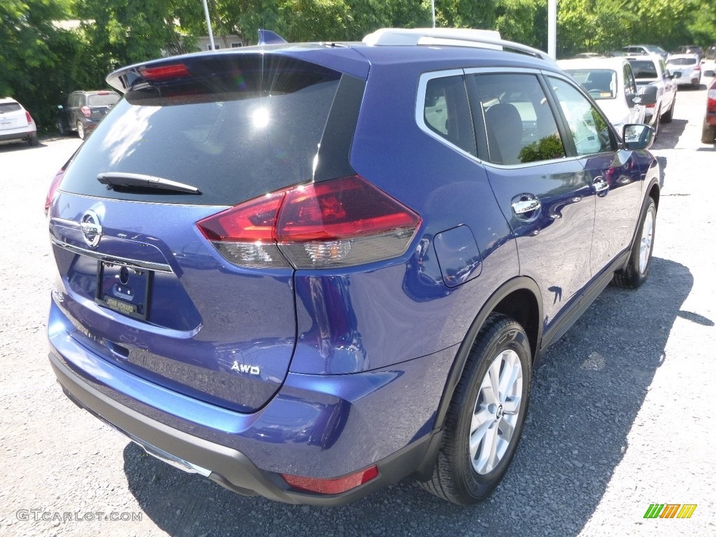 2018 Rogue S AWD - Caspian Blue / Charcoal photo #4