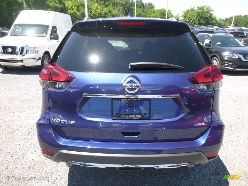 2018 Rogue S AWD - Caspian Blue / Charcoal photo #5