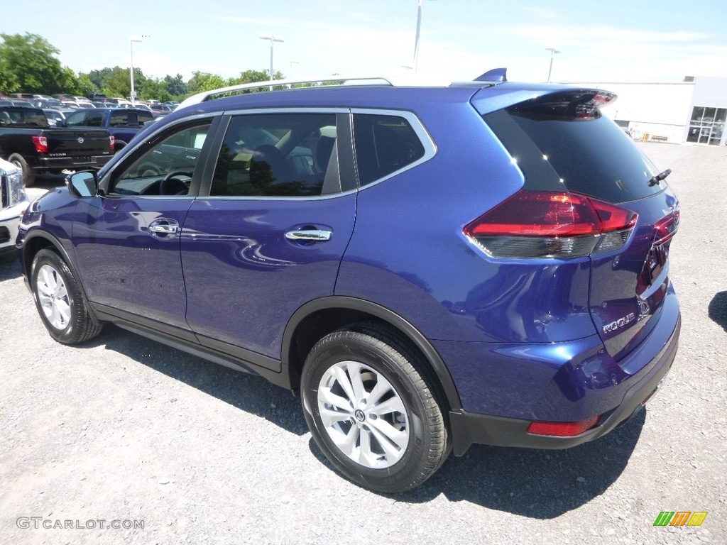 2018 Rogue S AWD - Caspian Blue / Charcoal photo #6