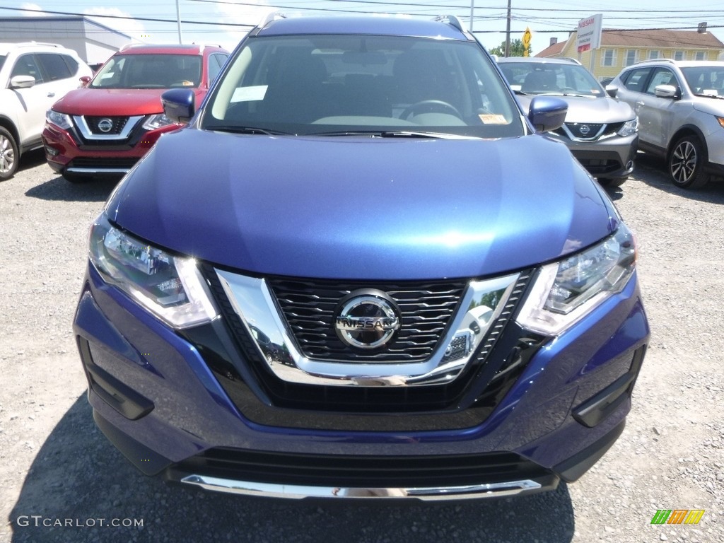 2018 Rogue S AWD - Caspian Blue / Charcoal photo #9