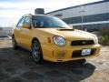 2003 Sonic Yellow Subaru Impreza WRX Wagon  photo #1