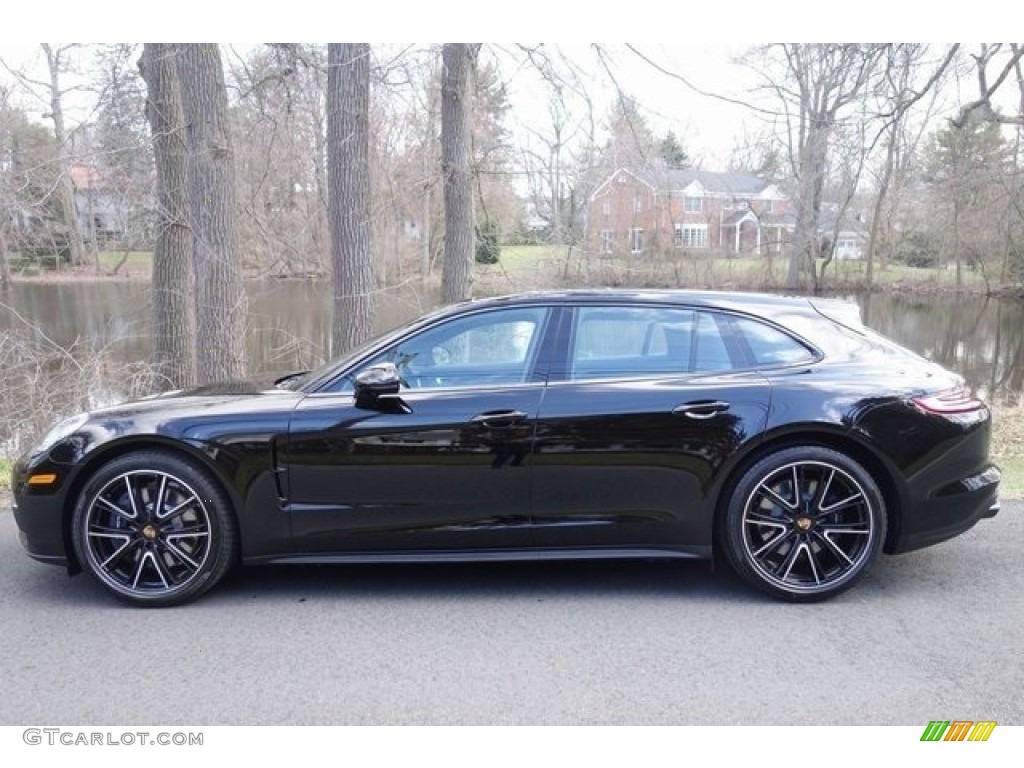 Black 2018 Porsche Panamera 4 Sport Turismo Exterior Photo #128053073