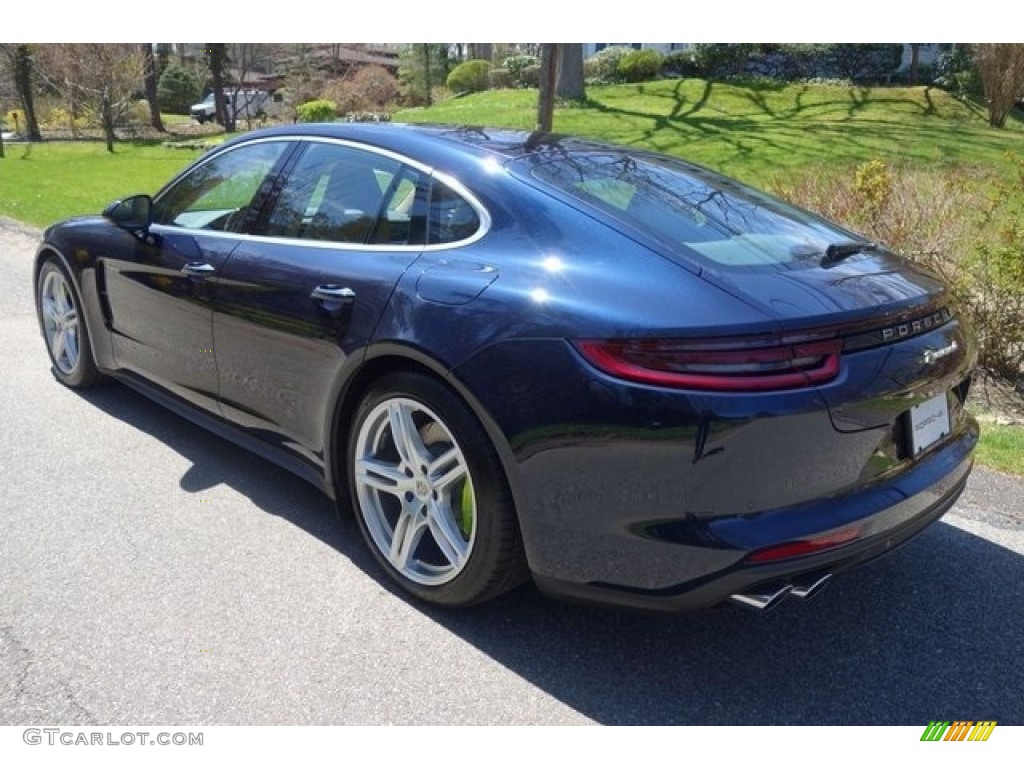 2018 Panamera 4 E-Hybrid - Night Blue Metallic / Black/Luxor Beige photo #5