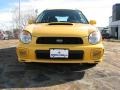 2003 Sonic Yellow Subaru Impreza WRX Wagon  photo #2