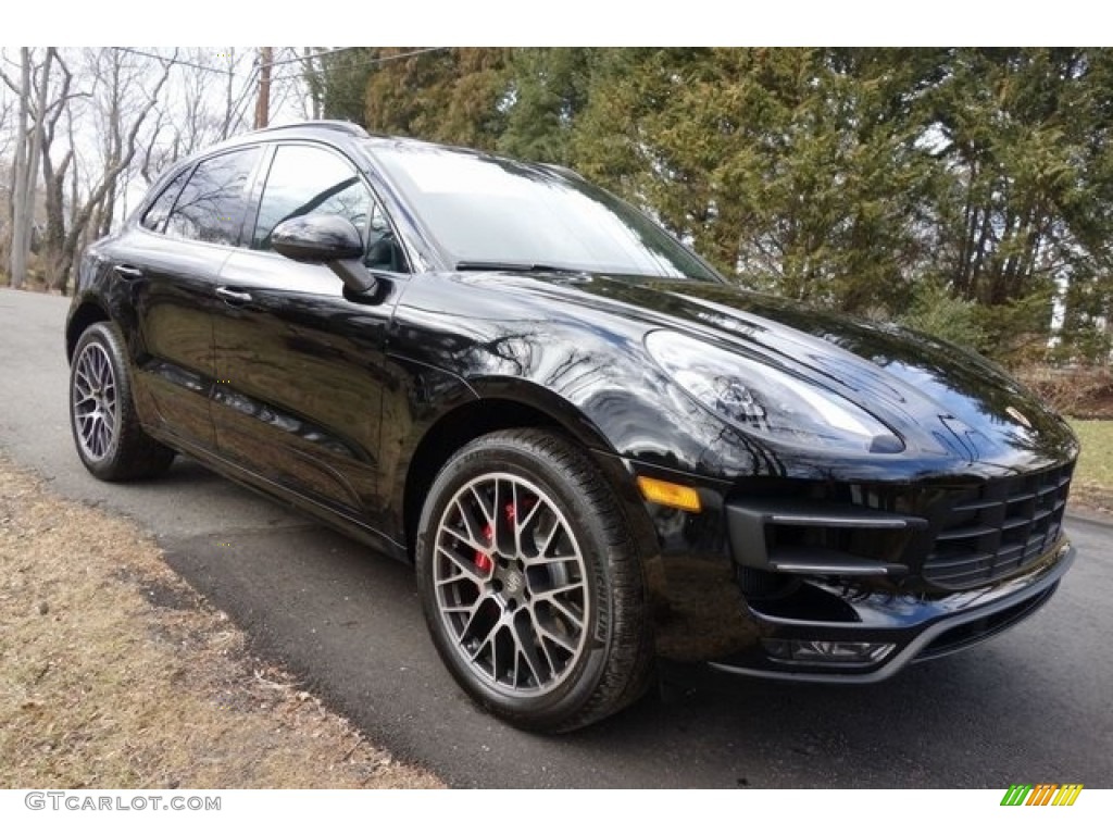 Black 2018 Porsche Macan Turbo Exterior Photo #128053766