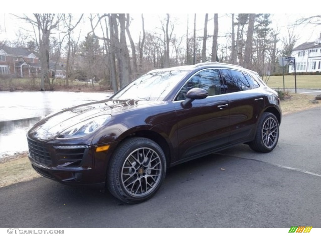 2018 Macan S - Mahogany Metallic / Black/Luxor Beige photo #3