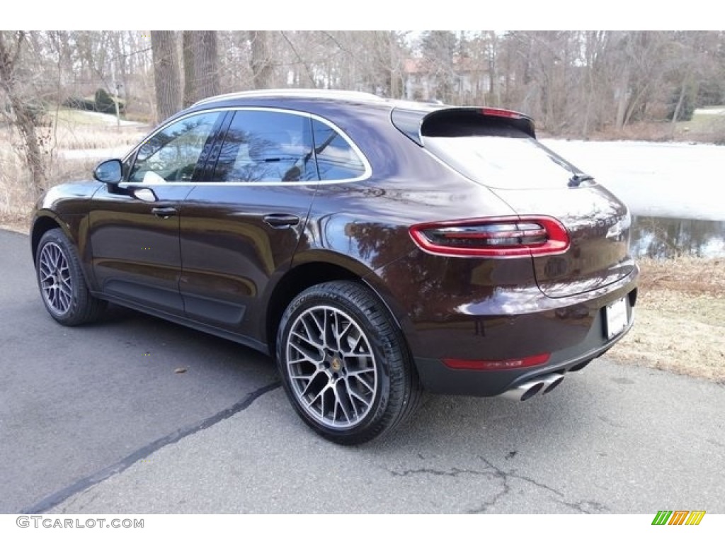 2018 Macan S - Mahogany Metallic / Black/Luxor Beige photo #5