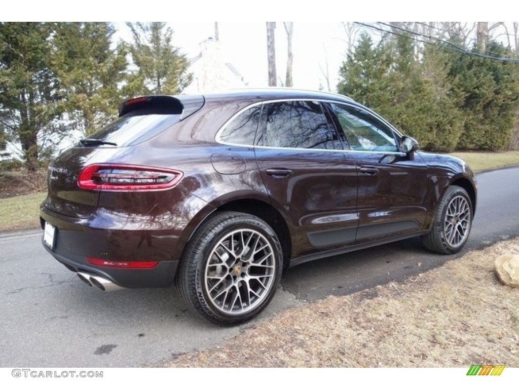 2018 Macan S - Mahogany Metallic / Black/Luxor Beige photo #7