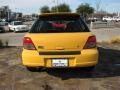 2003 Sonic Yellow Subaru Impreza WRX Wagon  photo #6