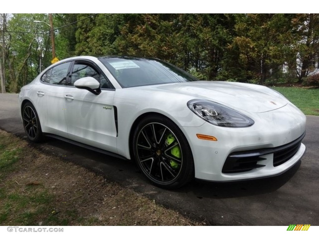 White 2018 Porsche Panamera 4 E-Hybrid Exterior Photo #128055503