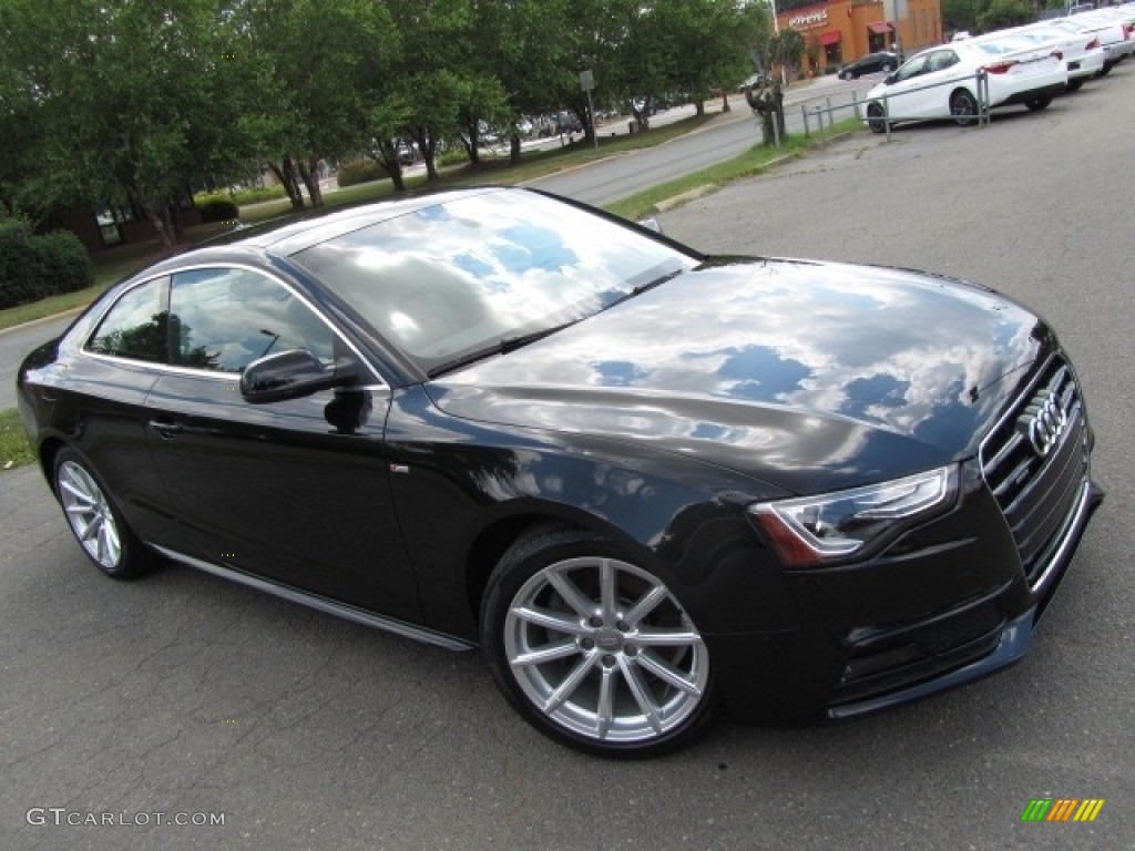 Mythos Black Metallic 2016 Audi A5 Premium quattro Coupe Exterior Photo #128055899