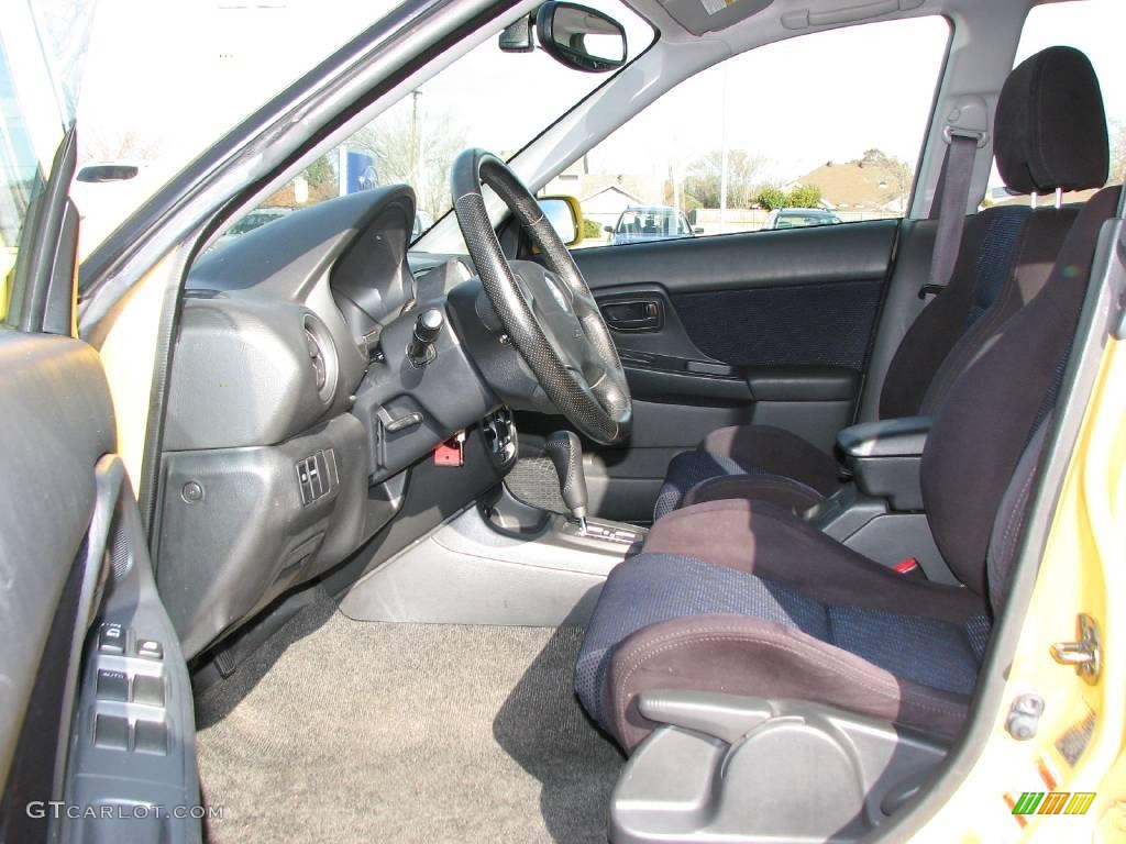 Black Interior 2003 Subaru Impreza WRX Wagon Photo #1280569