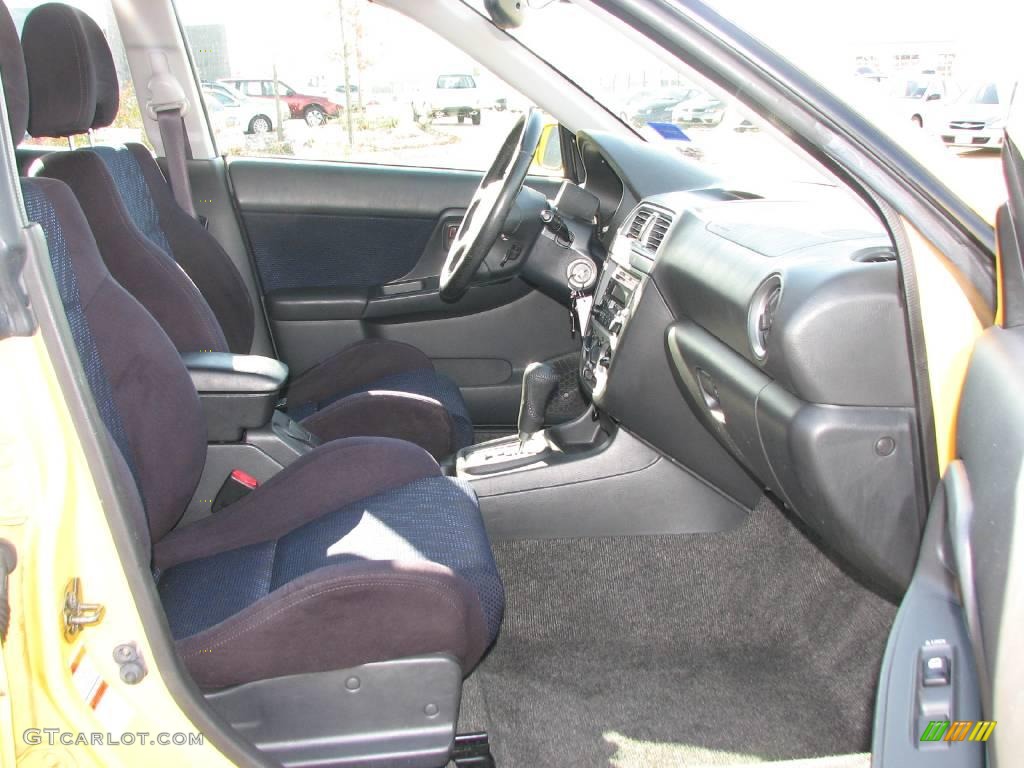 2003 Impreza WRX Wagon - Sonic Yellow / Black photo #10