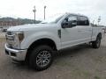 2018 Oxford White Ford F250 Super Duty Lariat Crew Cab 4x4  photo #7