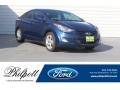 2013 Atlantic Blue Hyundai Elantra GLS #128051373
