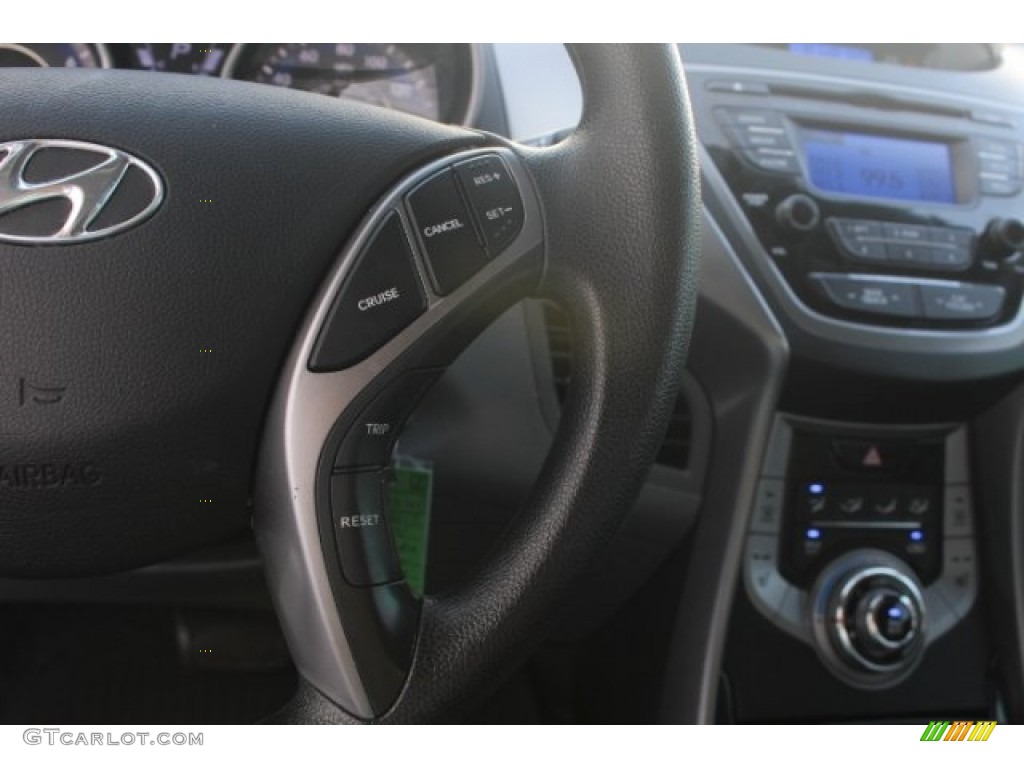 2013 Elantra GLS - Atlantic Blue / Gray photo #20