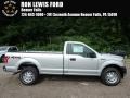 2018 Ingot Silver Ford F150 XL Regular Cab 4x4  photo #1