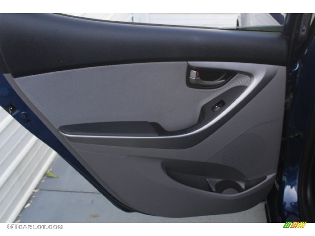 2013 Elantra GLS - Atlantic Blue / Gray photo #24
