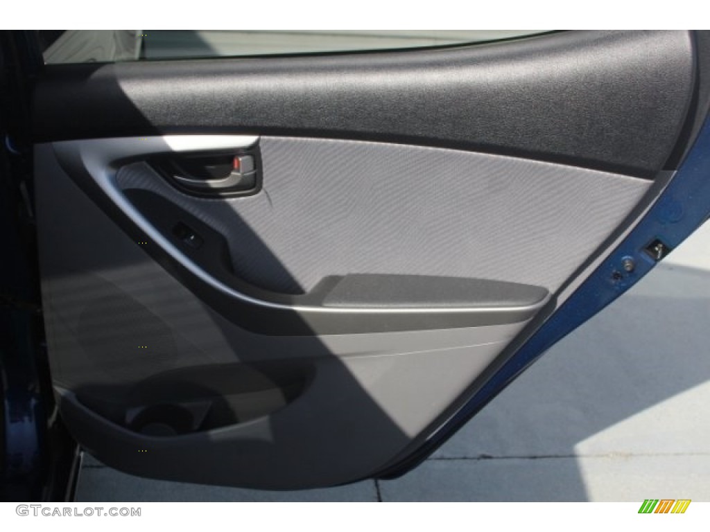 2013 Elantra GLS - Atlantic Blue / Gray photo #29
