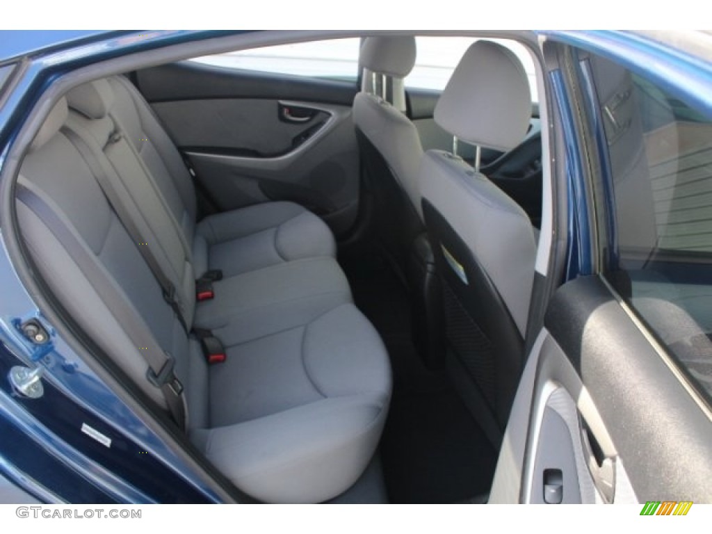 2013 Elantra GLS - Atlantic Blue / Gray photo #30