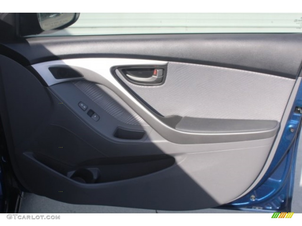 2013 Elantra GLS - Atlantic Blue / Gray photo #31