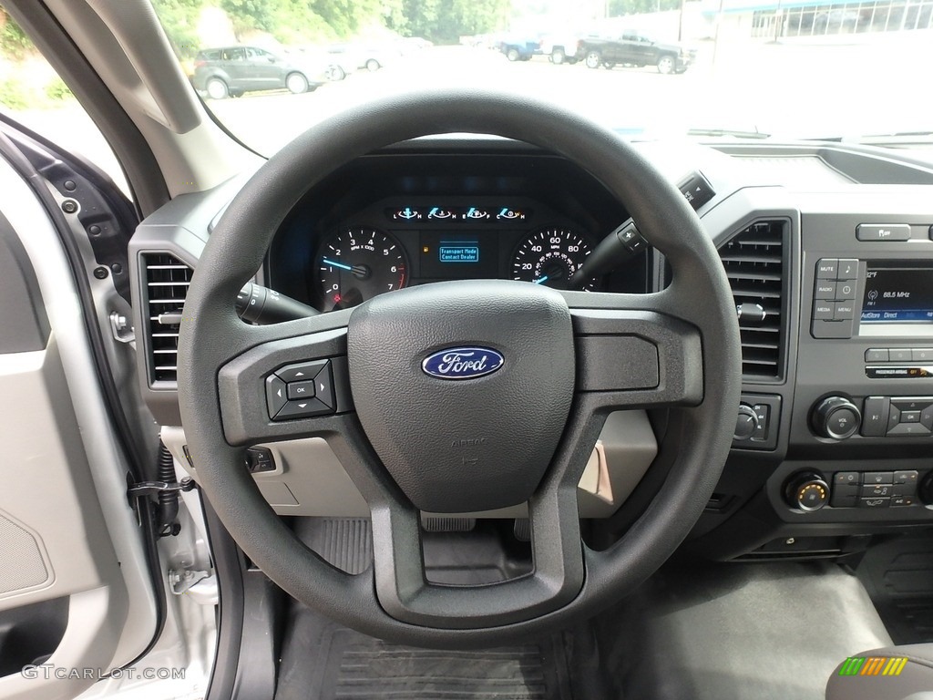 2018 F150 XL Regular Cab 4x4 - Ingot Silver / Earth Gray photo #17