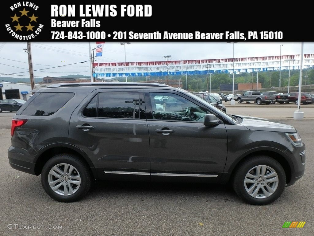 2018 Explorer XLT 4WD - Magnetic Metallic / Ebony Black photo #1