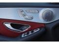 Cranberry Red/Black 2018 Mercedes-Benz C 43 AMG 4Matic Sedan Door Panel