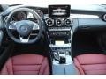 2018 Mercedes-Benz C Cranberry Red/Black Interior Dashboard Photo