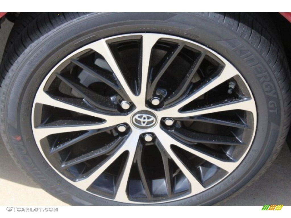 2018 Camry SE - Ruby Flare Pearl / Black photo #9