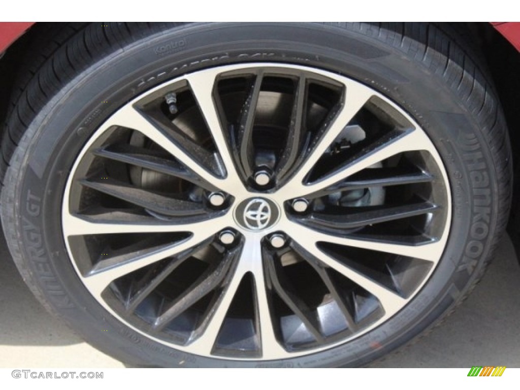 2018 Camry SE - Ruby Flare Pearl / Black photo #10