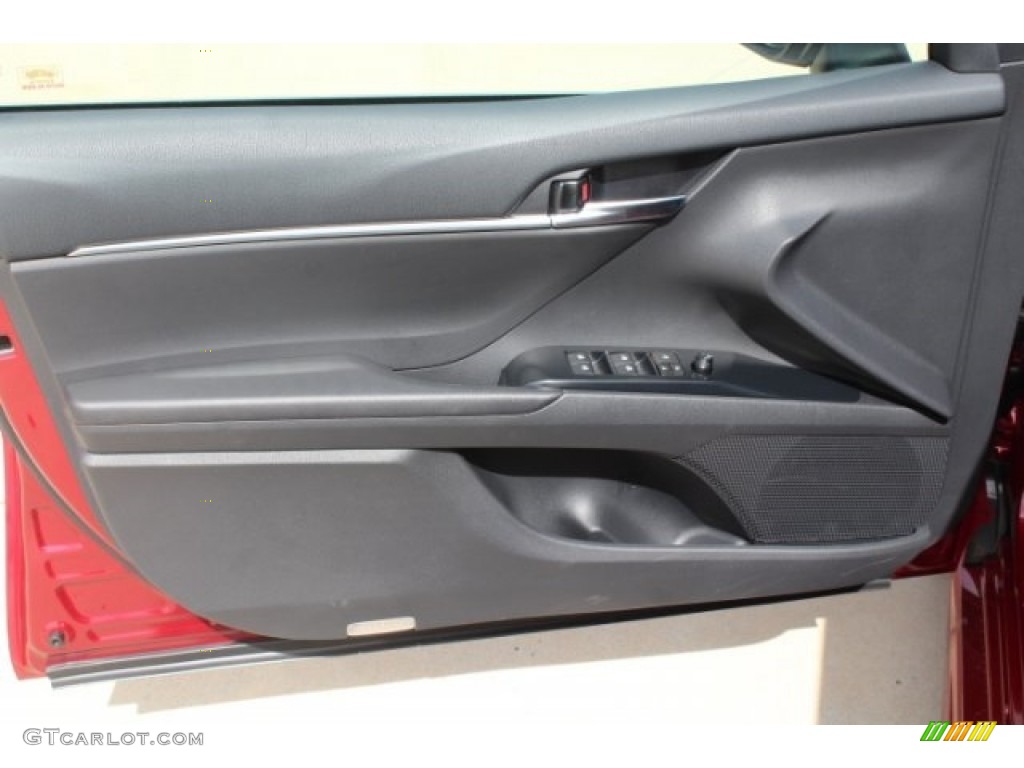 2018 Camry SE - Ruby Flare Pearl / Black photo #12