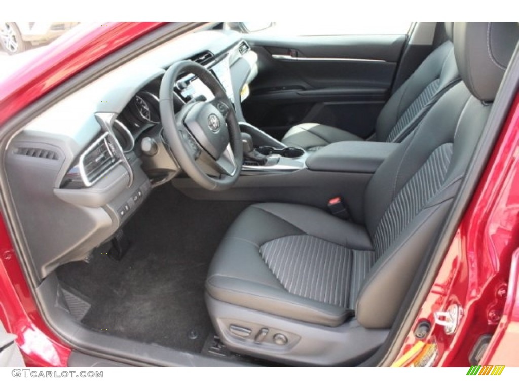 2018 Camry SE - Ruby Flare Pearl / Black photo #14