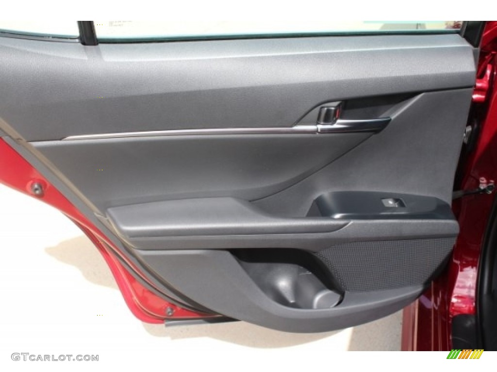 2018 Camry SE - Ruby Flare Pearl / Black photo #22