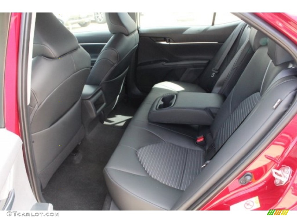 2018 Camry SE - Ruby Flare Pearl / Black photo #23