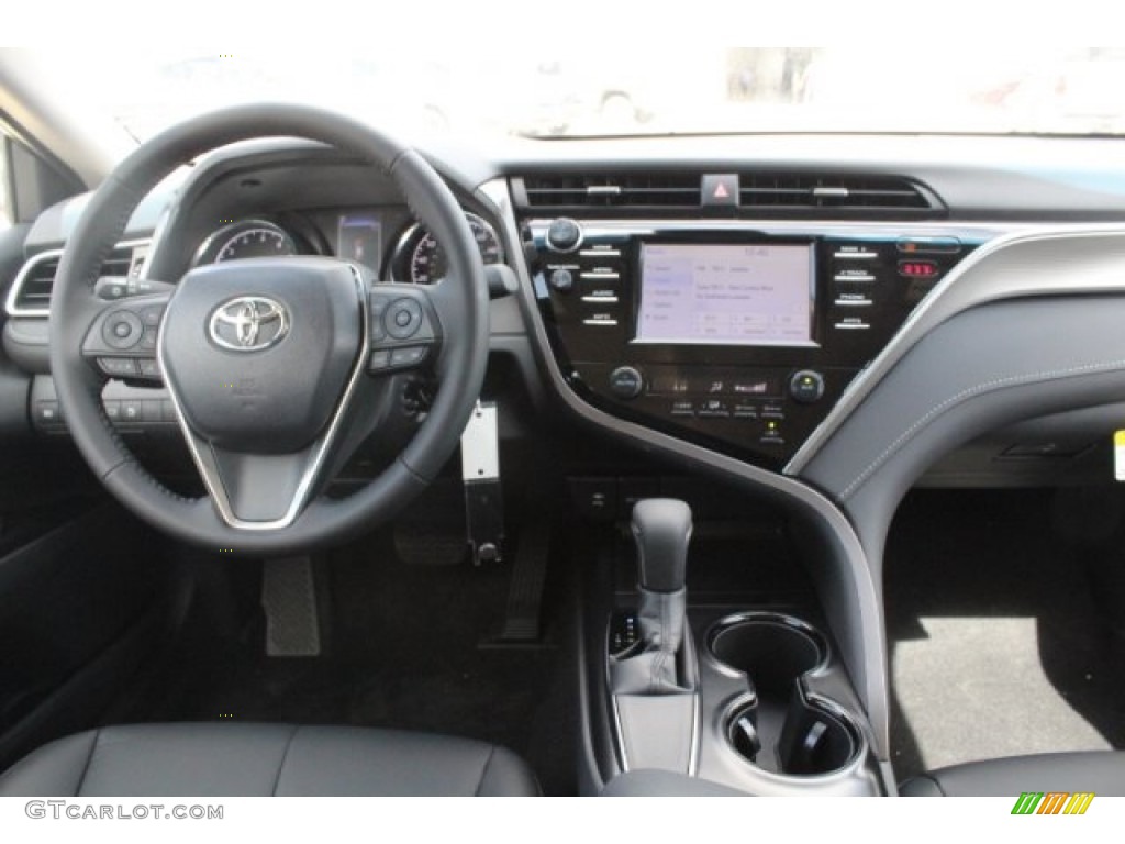 2018 Camry SE - Ruby Flare Pearl / Black photo #24