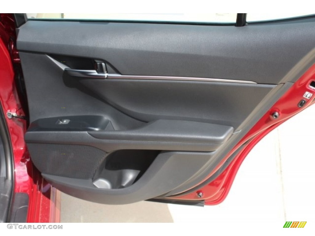 2018 Camry SE - Ruby Flare Pearl / Black photo #27