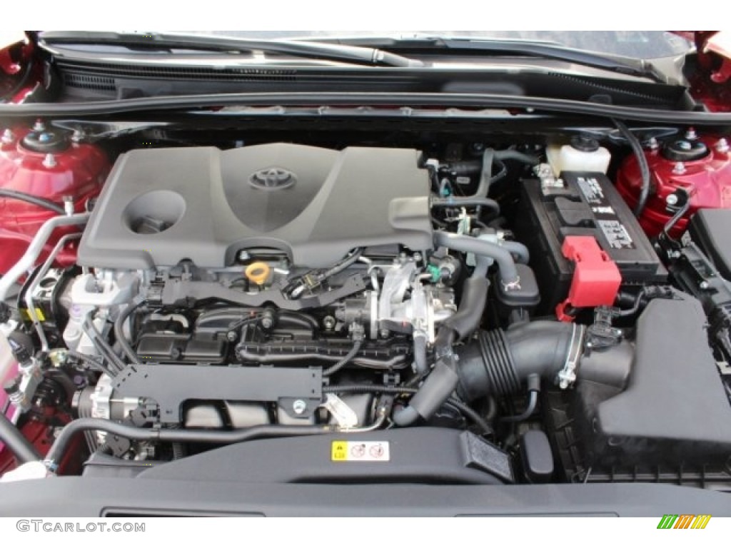 2018 Camry SE - Ruby Flare Pearl / Black photo #32