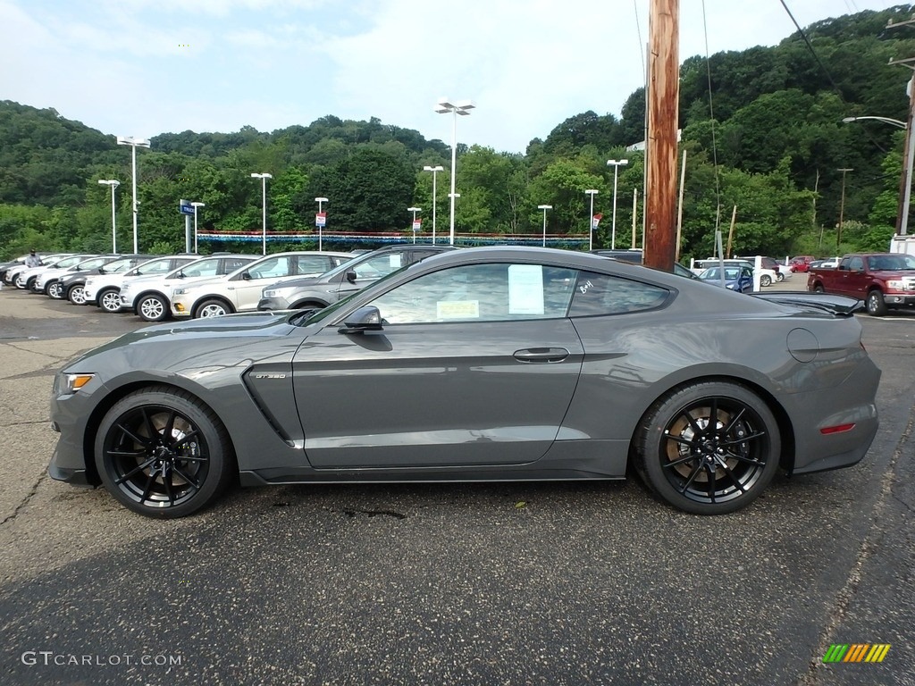 Lead Foot Gray 2018 Ford Mustang Shelby GT350 Exterior Photo #128064935