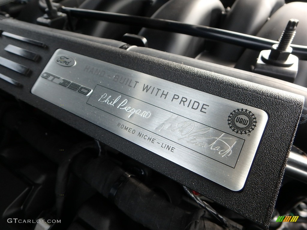 2018 Ford Mustang Shelby GT350 Info Tag Photo #128065089