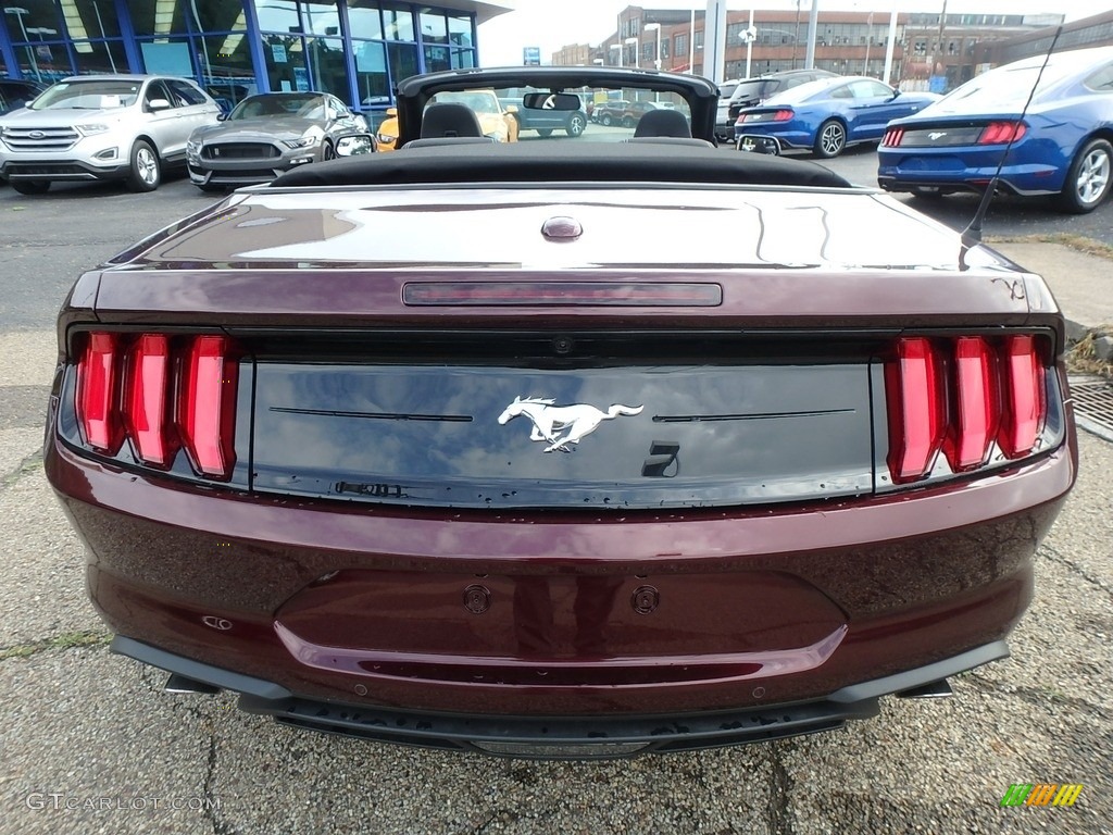 2018 Mustang EcoBoost Convertible - Royal Crimson / Ebony photo #4