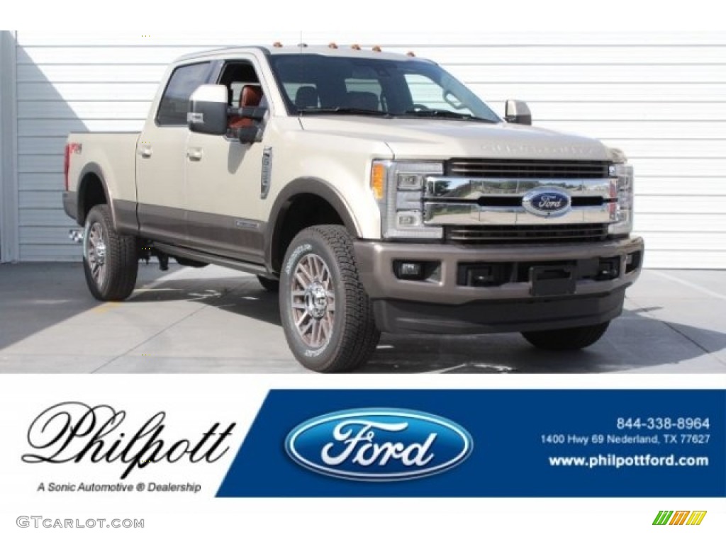 2018 F250 Super Duty King Ranch Crew Cab 4x4 - White Gold / King Ranch Kingsville Java photo #1