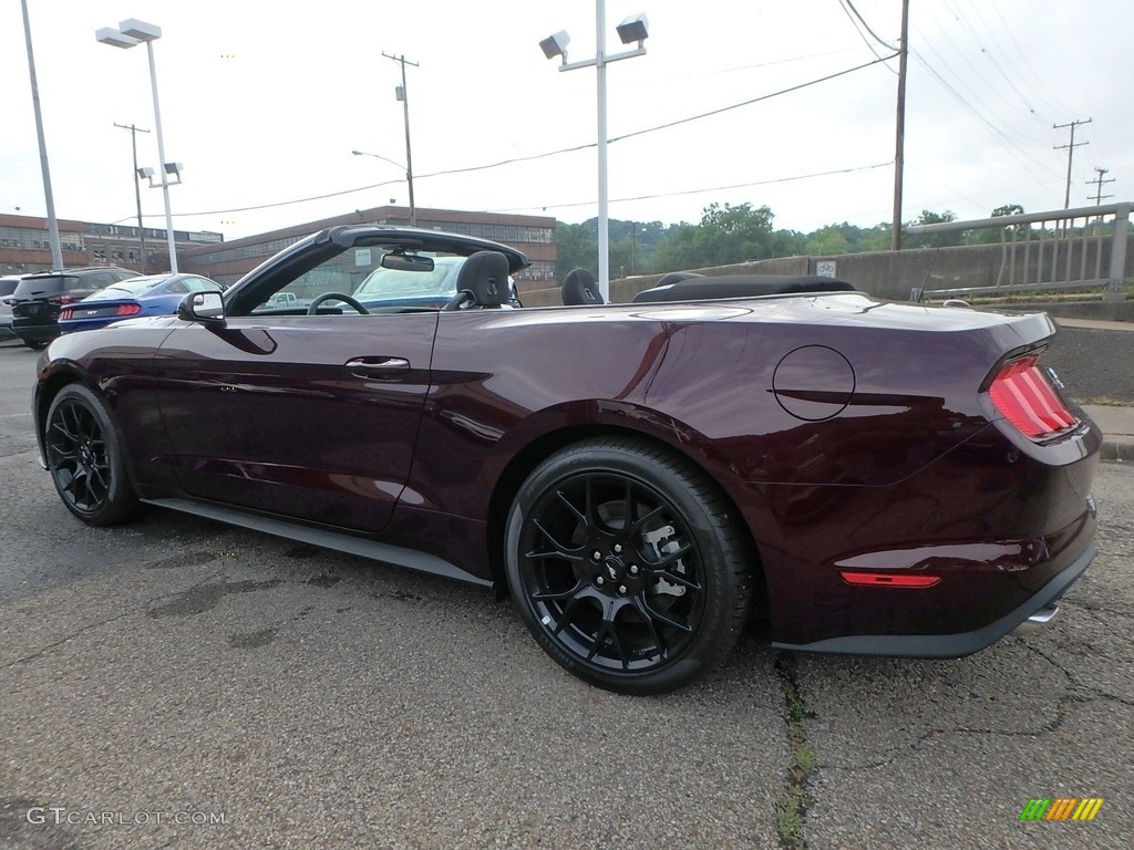 2018 Mustang EcoBoost Convertible - Royal Crimson / Ebony photo #5