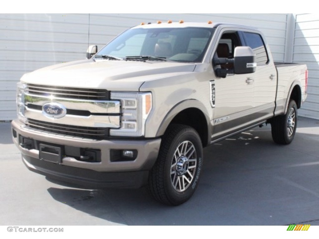 2018 F250 Super Duty King Ranch Crew Cab 4x4 - White Gold / King Ranch Kingsville Java photo #3