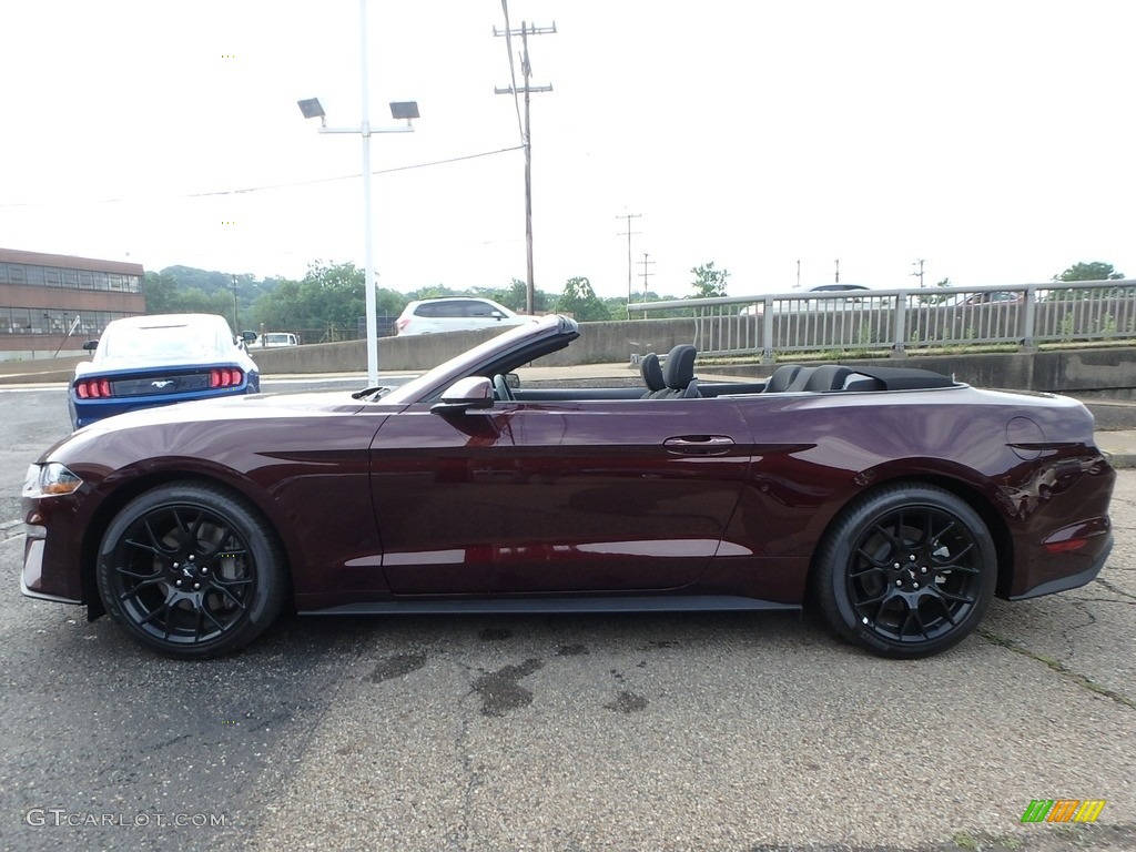 2018 Mustang EcoBoost Convertible - Royal Crimson / Ebony photo #6