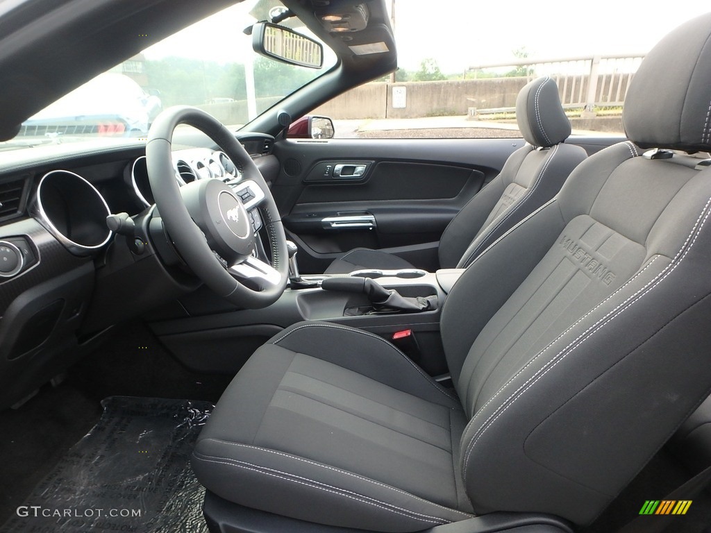 2018 Mustang EcoBoost Convertible - Royal Crimson / Ebony photo #10