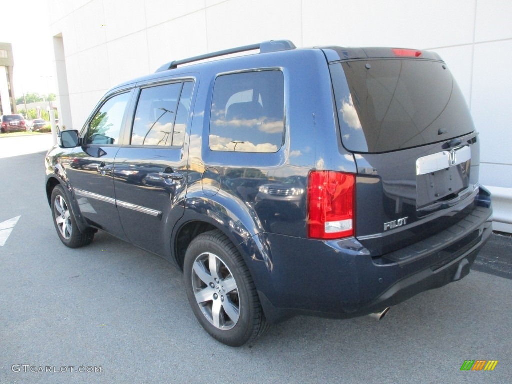 2012 Pilot Touring 4WD - Bali Blue Pearl / Gray photo #3