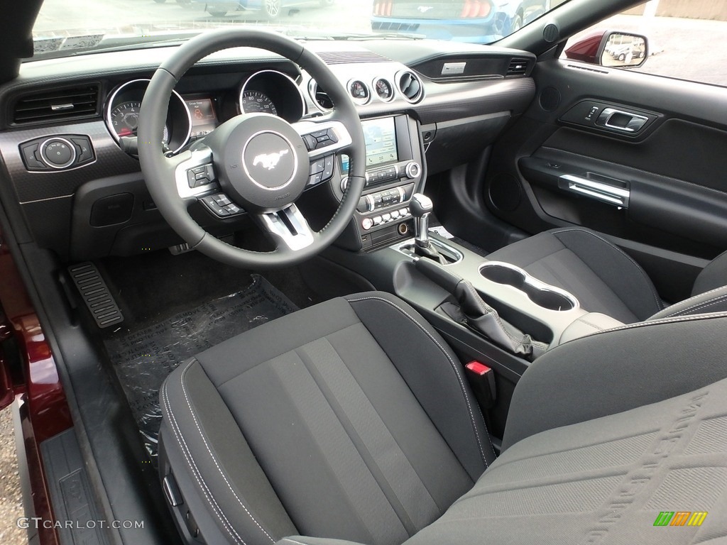 2018 Mustang EcoBoost Convertible - Royal Crimson / Ebony photo #12